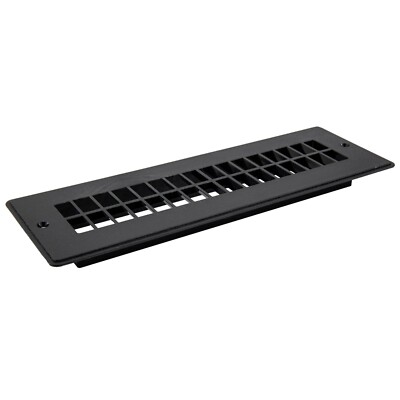RV Floor Register Plastic Floor Vent 2-1/4'' x 10-1/8'' Undampered Duct Cover