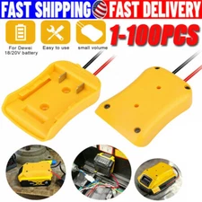 Power Connector DIY Battery Adapter Holder Dock For DeWalt 18V/20V Max Battery