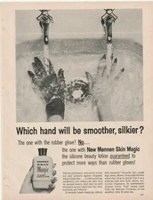 MENNEN SKIN MAGIC Vintage 1950's 8" X 11.25" Magazine Ad STP4
