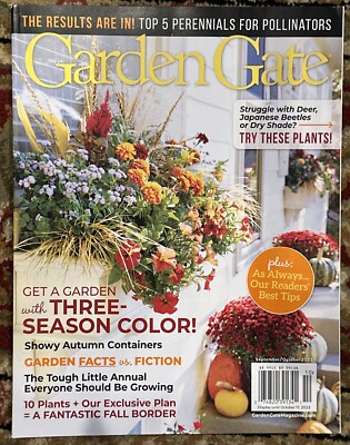 Garden Gate Magazine September October 2023 Three Season Color Gardening Tips