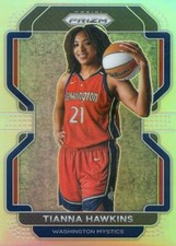 2022 Panini Prizm WNBA TIANNA HAWKINS #66 SILVER PRIZM MYSTICS