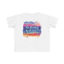 Resting Beach Face Toddler's Fine Jersey Tee