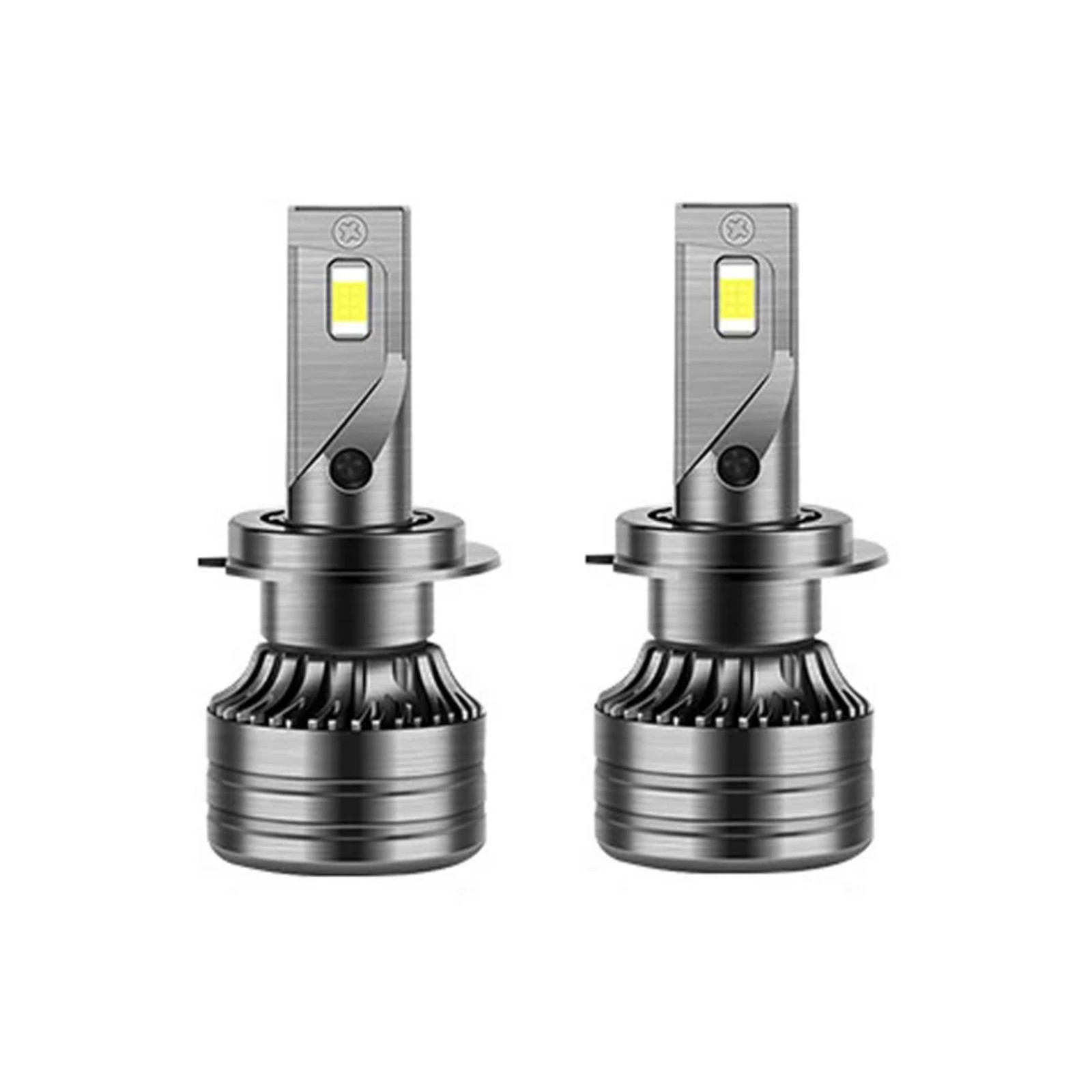 Ampoule LED H7 Voiture 120W Haute Puissance Phare Blanc 6000K Anti-Reflet Étanche X2