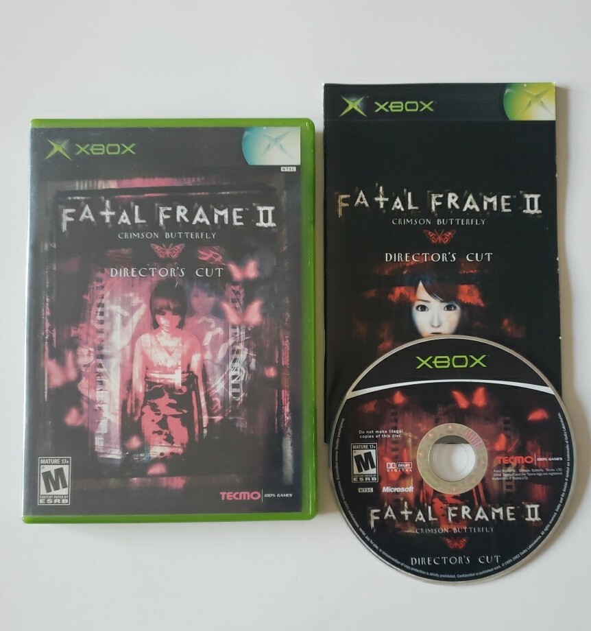Fatal Frame 2 II Crimson Butterfly Director's Cut Xbox, 2004 Fatal Frame 2 II Crimson Butterfly Director's Cut Xbox, 2004
