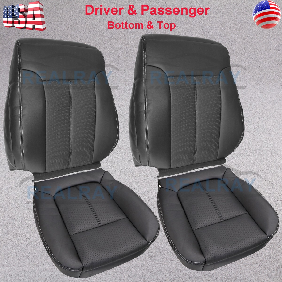 Buy For 2011-2016 Ford F250 Super Duty Driver Bottom Perforated Leather Seat Cover In Rowland - Foto 9