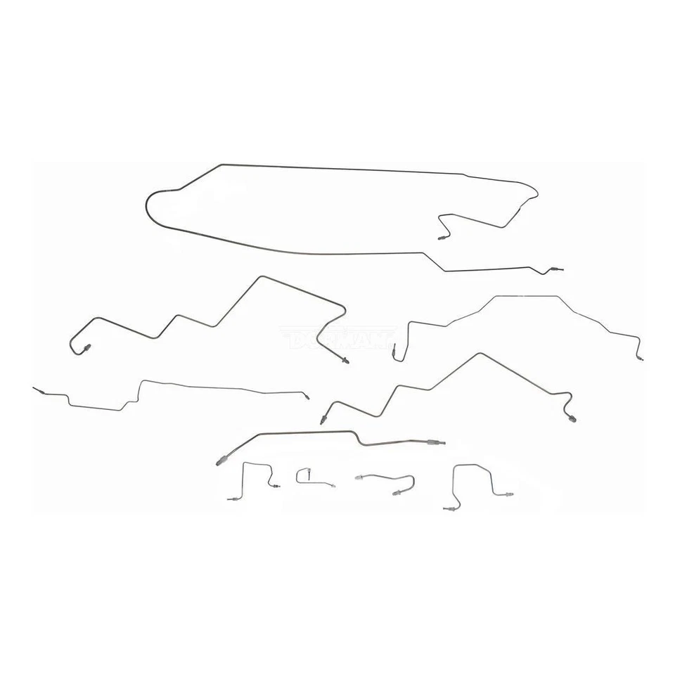 Kit de línea hidráulica Dorman de 10 piezas de acero inoxidable para freno Dodge Ram 2500 2000 Foto 2 de 4