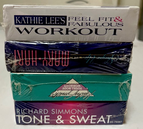 4 Vintage VHS Workout Videos*Kathy Lee*Mary Hart*Kathy Smith*Richard Simmons*BNS - Picture 5 of 5