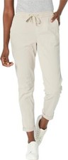 215 - HUDSON Track Trouser with Rolled Cuffs in Peyote Women's S