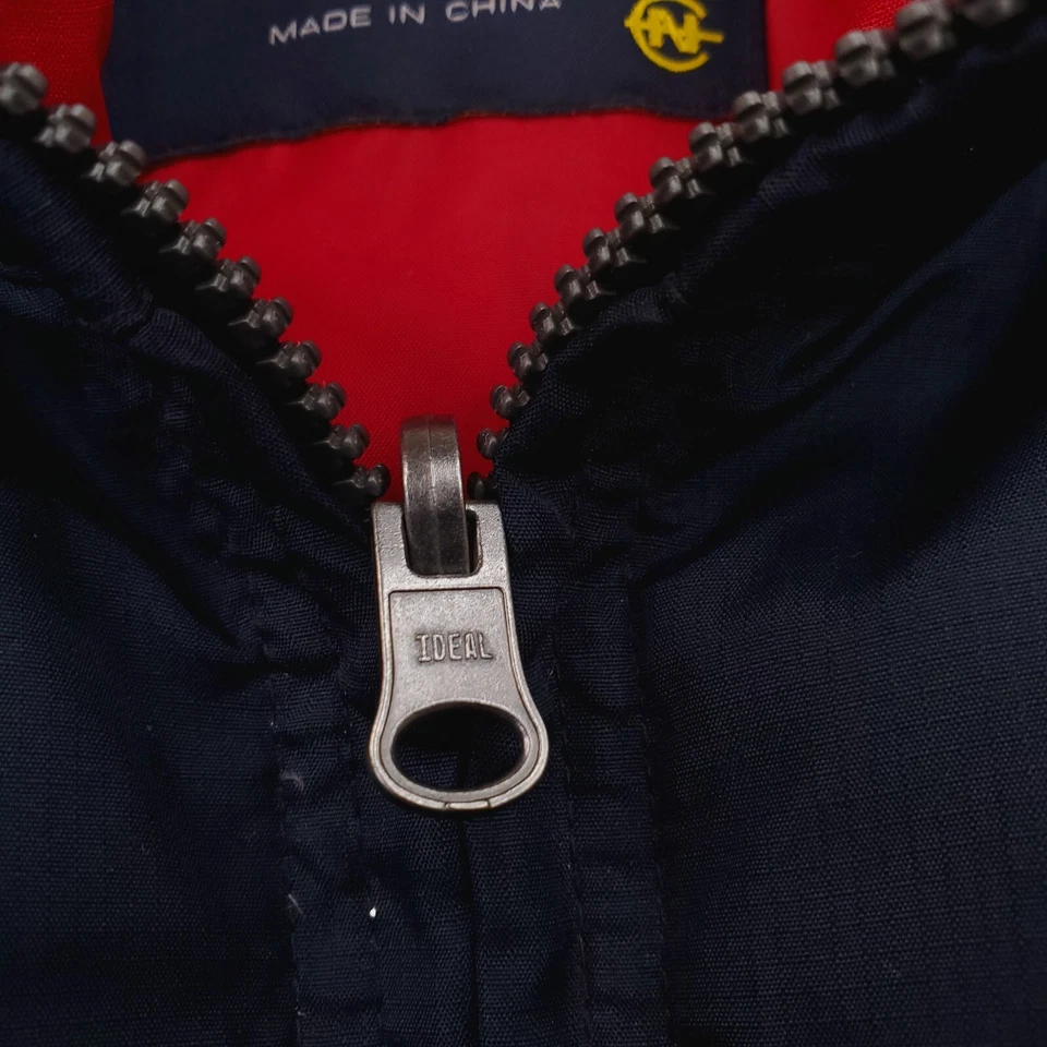 Chaleco Nautica Para Hombres Pequeño Azul Marino Oeste Plumón Chaqueta Puffer Serie Competición Foto 4 de 4