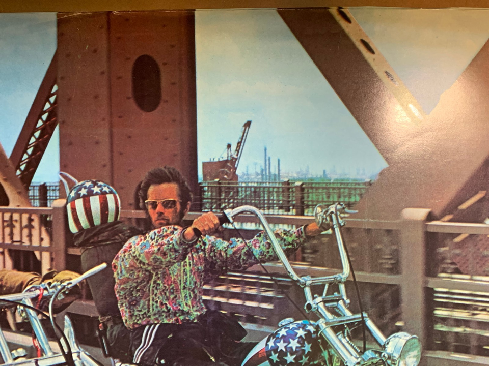 EASY RIDER VINTAGE 1970's MOTORCYCLE CHOPPER POSTER P Fonda Dennis ...