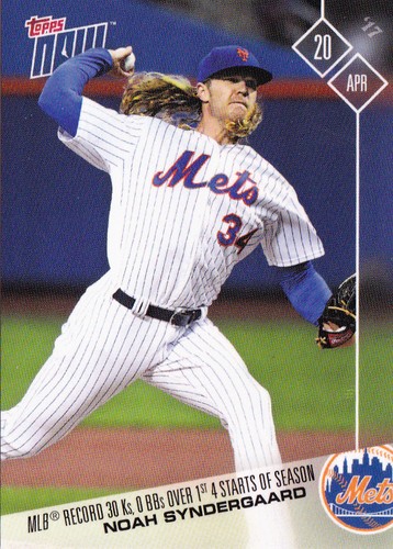 2017 Topps Now 68 Noah Syndergaard