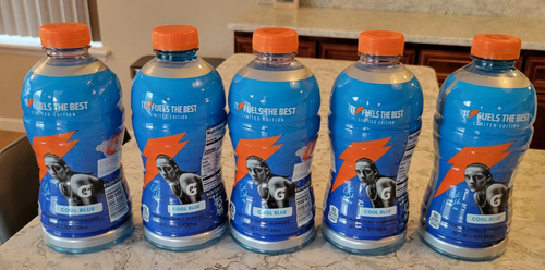 Lot of 5 Caitlin Clark Cool Blue Limited Edition Gatorade Hawkeyes Indiana Fever