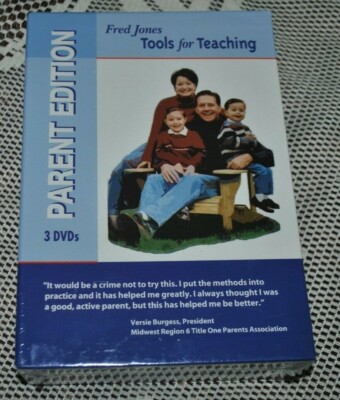 Fred Jones Tools for Teaching PARENT EDITION 3 dvd English Version NEW Sealed