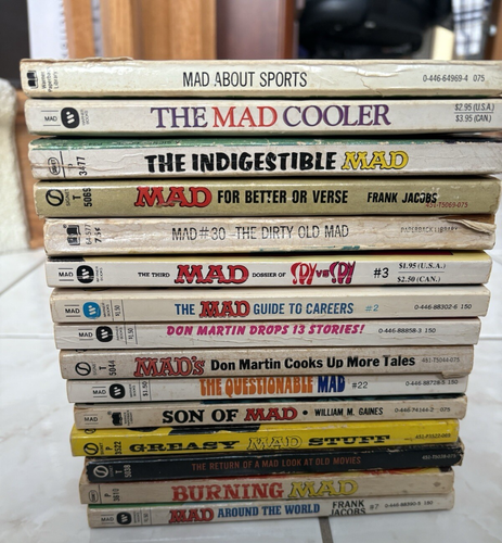 Vintage 15 Book Lot MAD MAGAZINE Paperbacks From 1960s 70s and 80s #44 - Picture 6 of 6