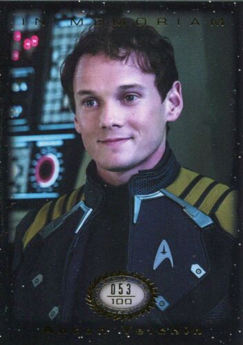 Star Trek Beyond Anton Yelchin/Chekov In Memoriam Chase Card M9 - Picture 1 of 1