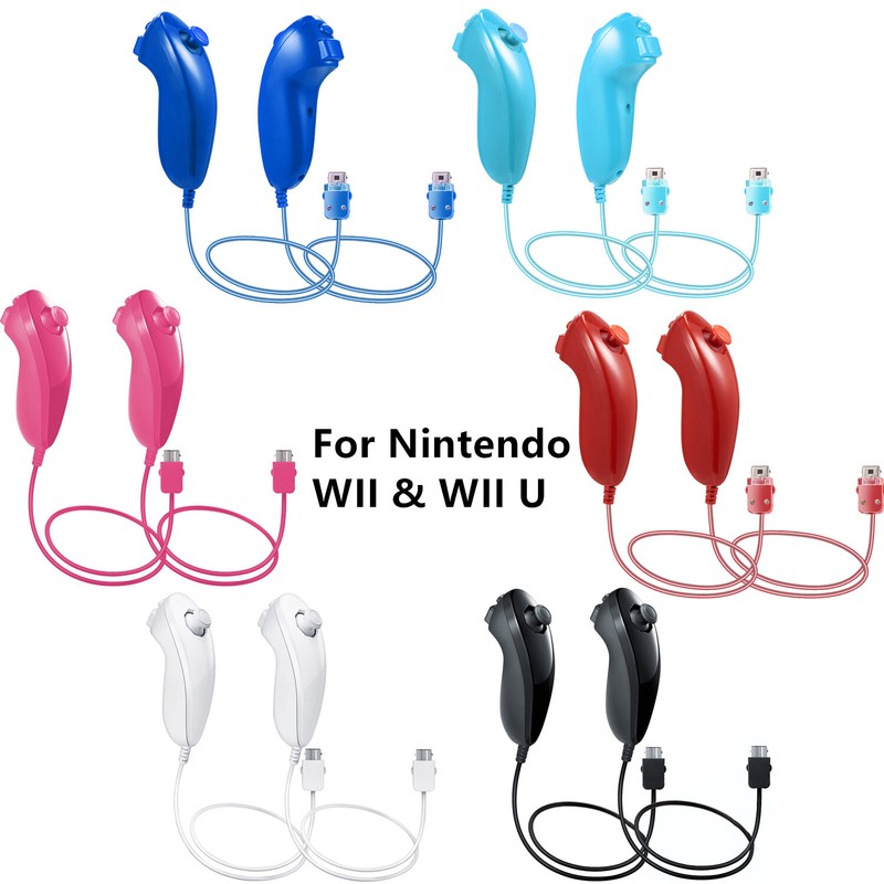 Wii Nunchuck Controllers Video Game Joysticks for Nintendo Wii Wii U Console