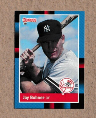 1988 Donruss JAY BUHNER #545 Rookie card No creases Seattle