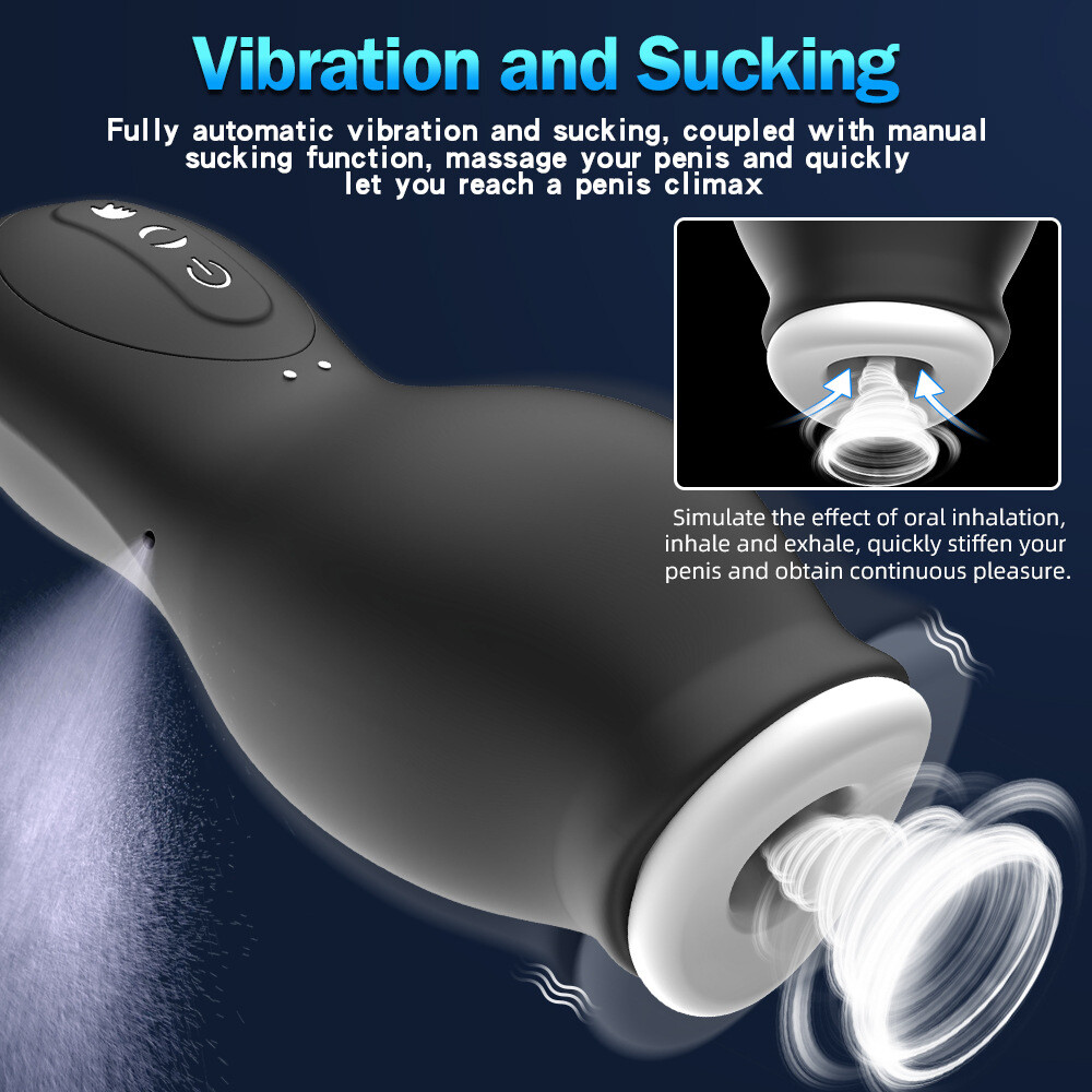 Automatic Sucker HandsFree Sucking Masturbater Male Cup Stroker Sex Toys for Men