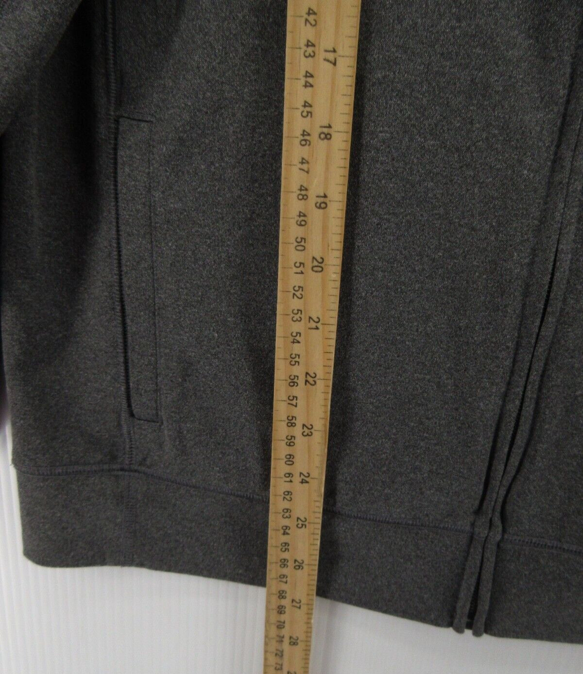 Alo Jacket Men Medium Gray Performance Track Coat… - image 4