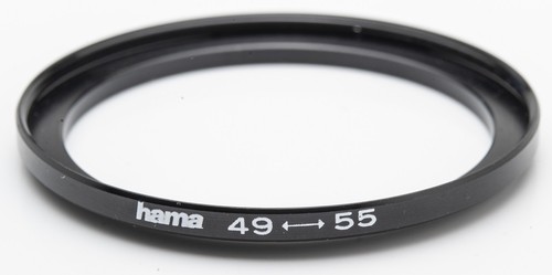 Hama Filter Adapter 49-55 49mm-55mm 49 mm - 55 mm Adapterring