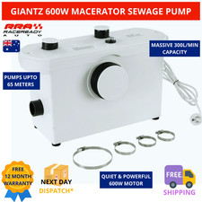 Macerator Sewage Pump Waste Water 600W Flush Toilet Bathroom Waste Disposal Auto
