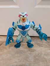 Mr Beast Cryo Lab Mystery Collector Action Figure Light & Sound Tiger Light Blue