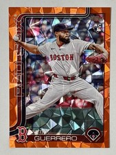 Luis Guerrero 2025 Topps Update #US36 Orange Diamante /25 Red Sox