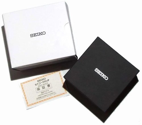 Japan NEW Seiko Chronograph Watch Black Leather Set SND367P1 Men's Black Dial - Picture 7 of 7