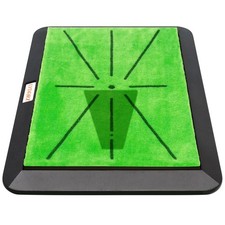 Golf Hitting Mat with Divot Board, Real-Time Swing Feedback Trainer, Indoor