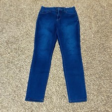 NYDJ Marilyn Straight Jeans Womens6 Dark Wash Blue Denim Lift Tuck Stretch