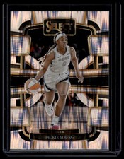 2024 Panini Select WNBA #38 Jackie Young Prizms Silver Flash
