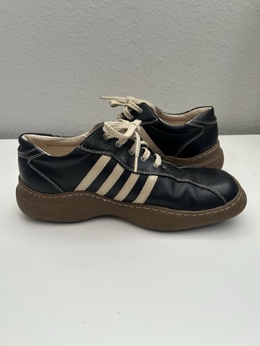 Steve Madden Stevies Leather Tennis Shoes Shooter Black Women’s Size 8 B - Picture 10 of 13