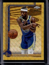 2025-26 Topps Chrome Jimmy Butler III Gold Wave Refractor #/50 Warriors