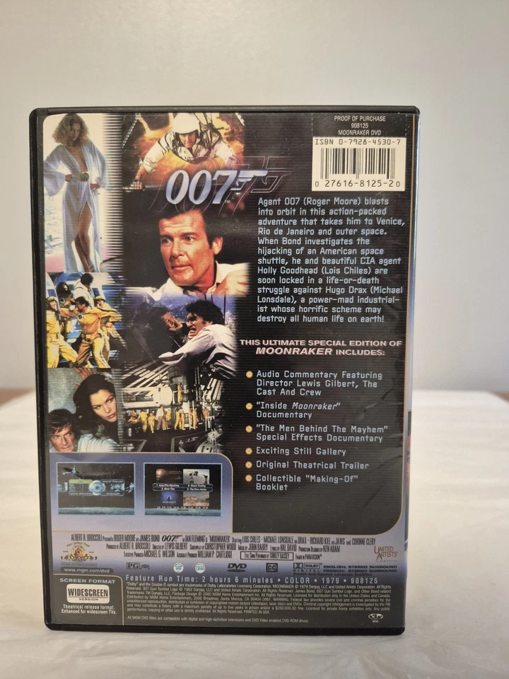Moonraker (1979, Special Edition DVD) Free Shipping! - Image 2 of 4
