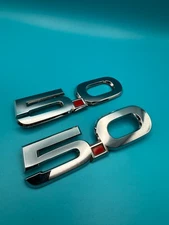 OEM 2015 - 2017 Ford Mustang 5.0 Right Left Emblem Fender Badge FR3B16C148AAW