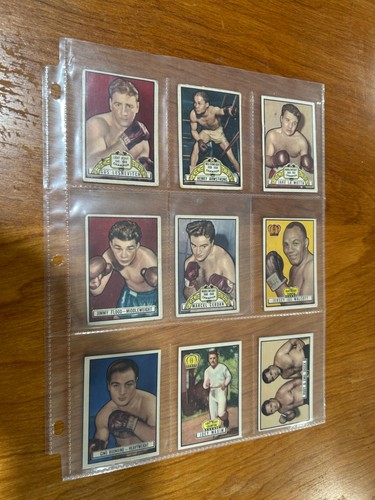 RARE 1951 Ringside Boxing FULL Set 96 CARDS Marciano ROOKIE 3 GRADED!!!!