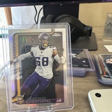 2025 Topps Jonathan Greenard #197 Lightboard Logo Variation Vikings 1:280 Packs