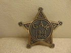 1861-1865 CIVIL WAR GAR GRAND ARMY OF THE REPUBLIC GRAVE MARKER / FLAG HOLDER