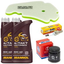 Manutenzione 2L Filtro Aria Olio Filtro Olio Candela per Piaggio Carnaby 300 ie 2010-2013