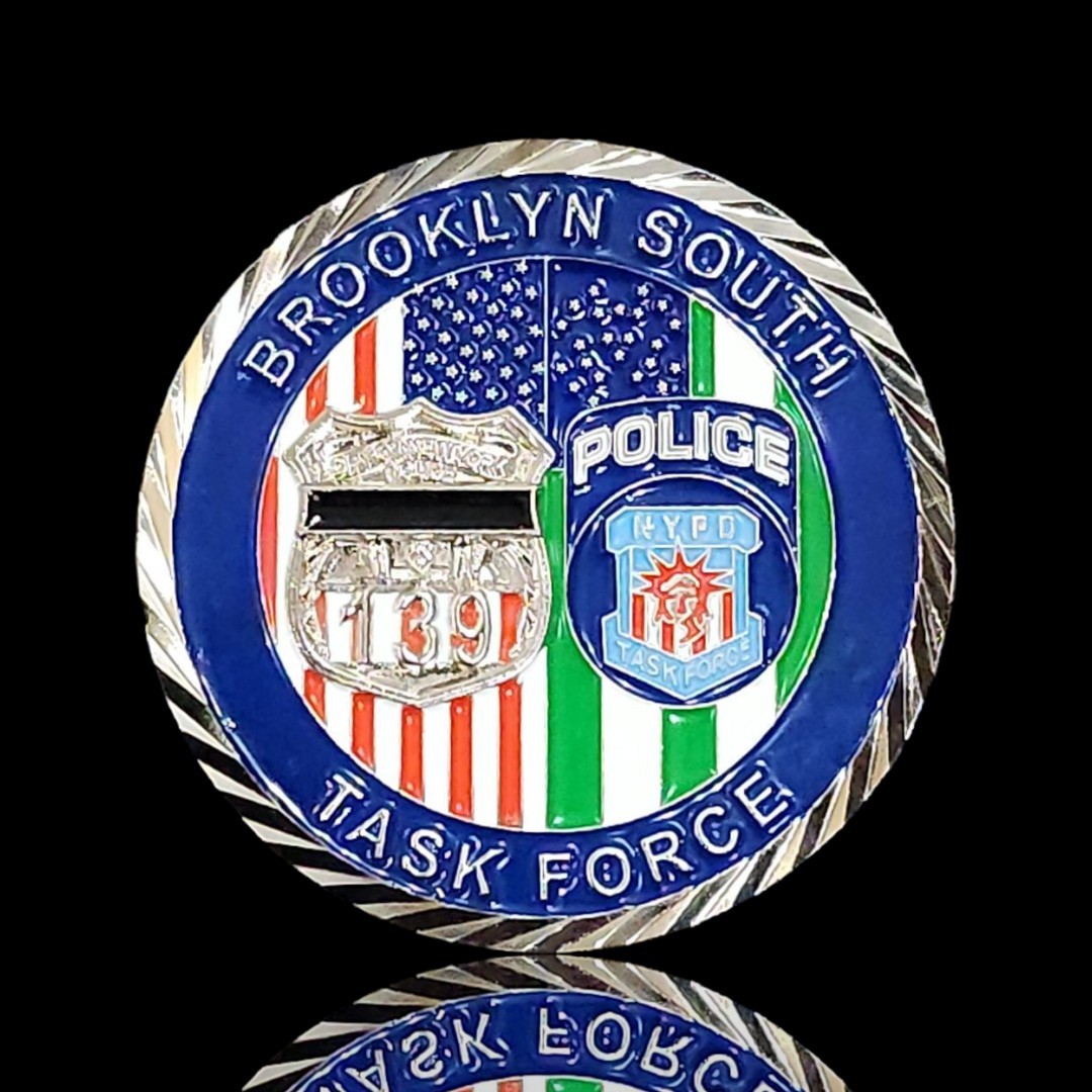 Fdny Challenge Coins BL4-014 HSI Challenge Coin Record For Diddy Warrant  Miami LA NY SRT CBP AMO NYPD Security Challenge Coin