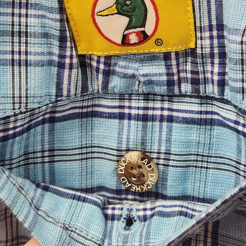 Duck Head Plaid Shorts Men’s Size 33 Pockets Blue 100% Cotton Golf - Picture 9 of 16