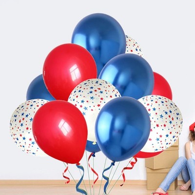  30 Pcs Bedruckte Ballons Partydekorationen Zum Unabhängigkeitstag Partyballon