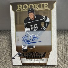 SAMUEL FAGEMO 22-23 UD Ice Exquisite Collection Rookie Signatures #ERS-SF  21/25