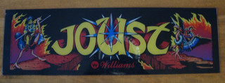 Vintage 1982 Williams "Joust" Arcade Cabinet Marque Excellent Condition