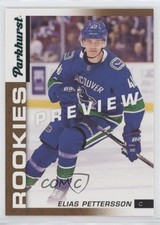 2018-19 Upper Deck Parkhurst Rookies Previews Copper Elias Pettersson #PR-7 1p2j