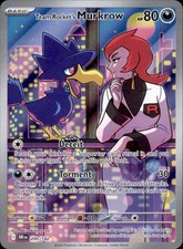 Team Rocket's Murkrow 200/182 Holo - Pokemon SV10: Destined Rivals - NM on eBay