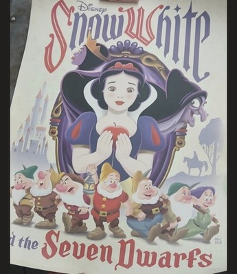 Disney Snow White and the Seven Dwarfs Poster by Eric Tan