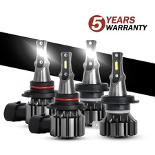For Mazda 3 2004-2008 2009 4x Highlow Beam Led Headlight Bulb 6000k Combo Kit