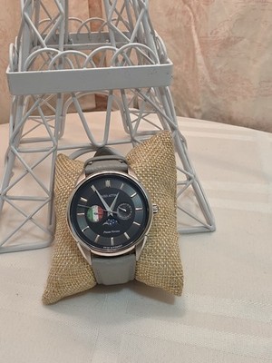 Enzo Attini Navona Watch.Date Month & Moonphase. Leather Strap. Stunning
