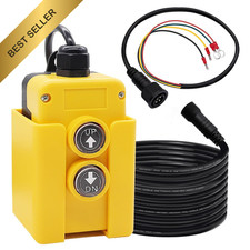 Mankk 12V 4 Wire Dump Trailer Remote Control Switch Hydraulic Pump 4 Wire Kit